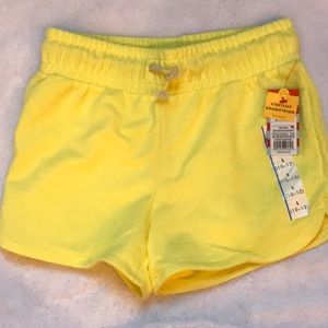 Kids cat and jack, yellow shorts